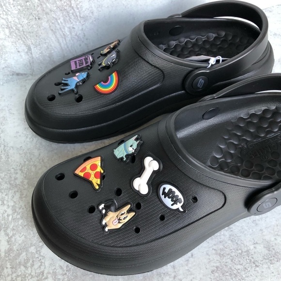 Skechers Womens Foamies Clog Pup Celebration Black Size 8 - Picture 6 of 13